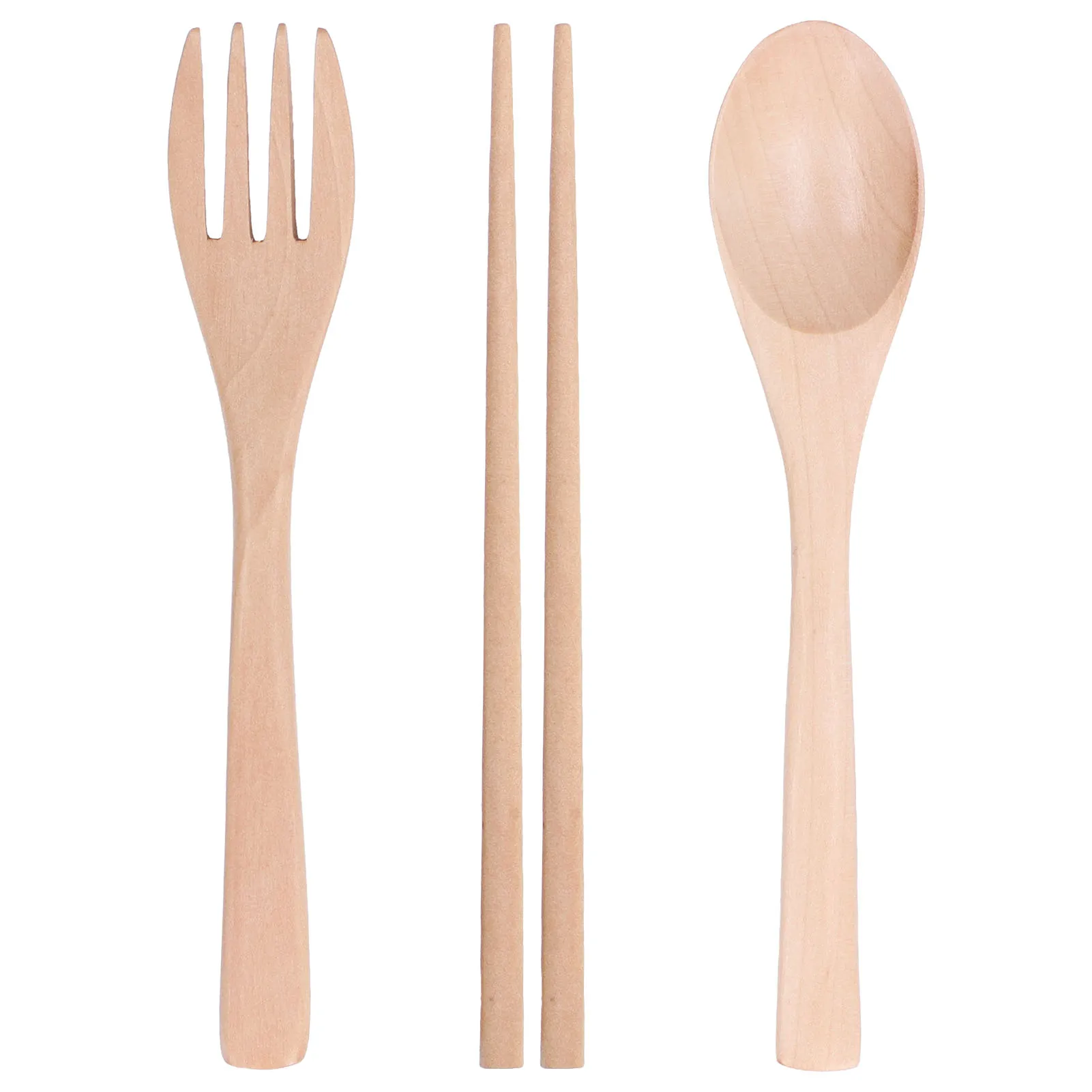 3PCS/Set Spoon Fork Chopstick Kitchen Cutlery Set Wooden Tableware for Travel Home Hotel
3PCS/Set Spoon Fork Chopstick Kitchen Cutlery Set Wooden Tableware for Travel Home Hotel