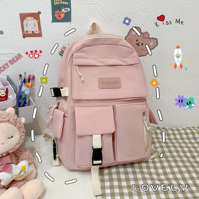 The New Tide Popular Large Capacity High School Students Bag Portable Contracted Bag Canvas Backpack Kawaii Mochilas
The New Tide Popular Large Capacity High School Students Bag Portable Contracted Bag Canvas Backpack Kawaii Mochilas