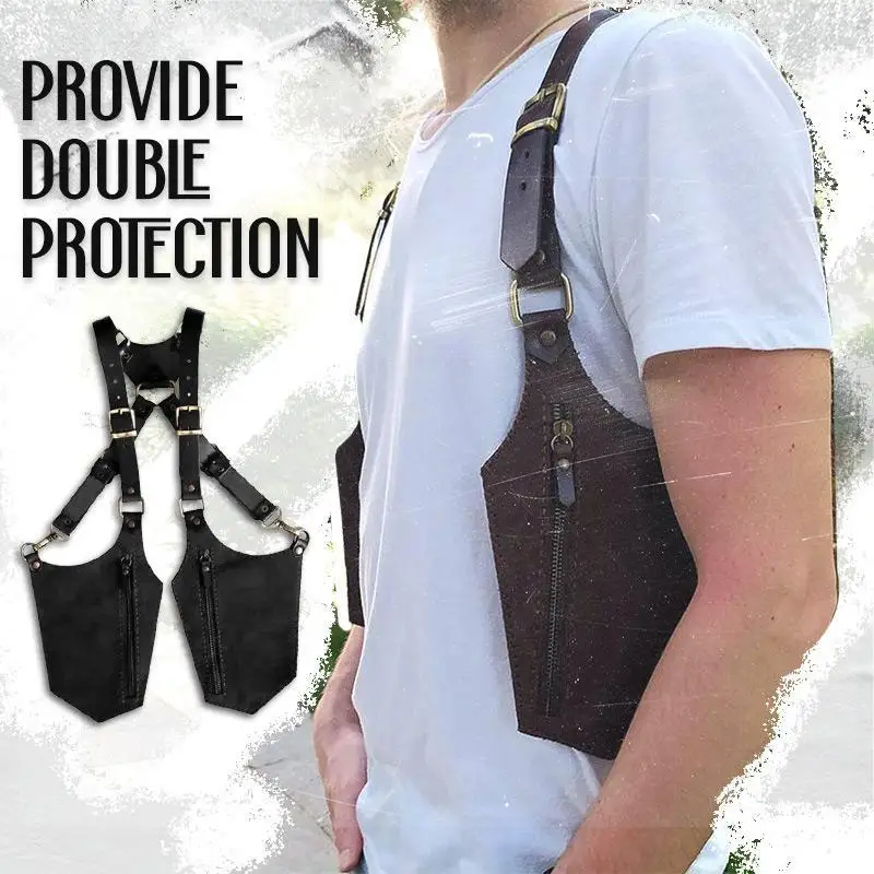 Anti Theft Secret Agent Bag Double Shoulder Armpit Bag Holster Wallet Secret Agent Service Costume Bag Phone Case Wallet
Anti Theft Secret Agent Bag Double Shoulder Armpit Bag Holster Wallet Secret Agent Service Costume Bag Phone Case Wallet