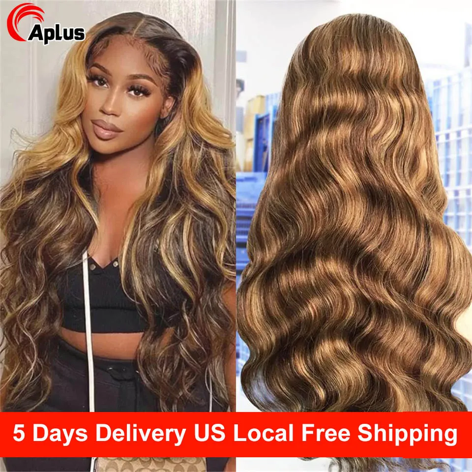 13x4 Lace Frontal Human Hair Wig Body Wave Lace Front Wig for Women Ombre Blonde Highlight Wig Glueless Preplucked Colored Wigs
13x4 Lace Frontal Human Hair Wig Body Wave Lace Front Wig for Women Ombre Blonde Highlight Wig Glueless Preplucked Colored Wigs
