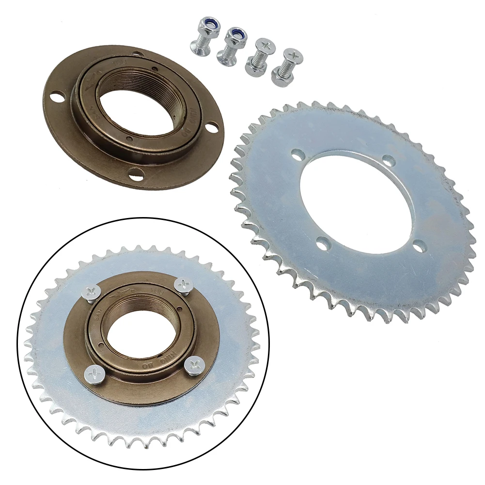 Scooter Rear Wheel T8F 44T 4 Hole Sprocket Chain Drive Gear + Freewheel Adapter Steel Scooter Freewheel Cycling Accessories
Scooter Rear Wheel T8F 44T 4 Hole Sprocket Chain Drive Gear + Freewheel Adapter Steel Scooter Freewheel Cycling Accessories