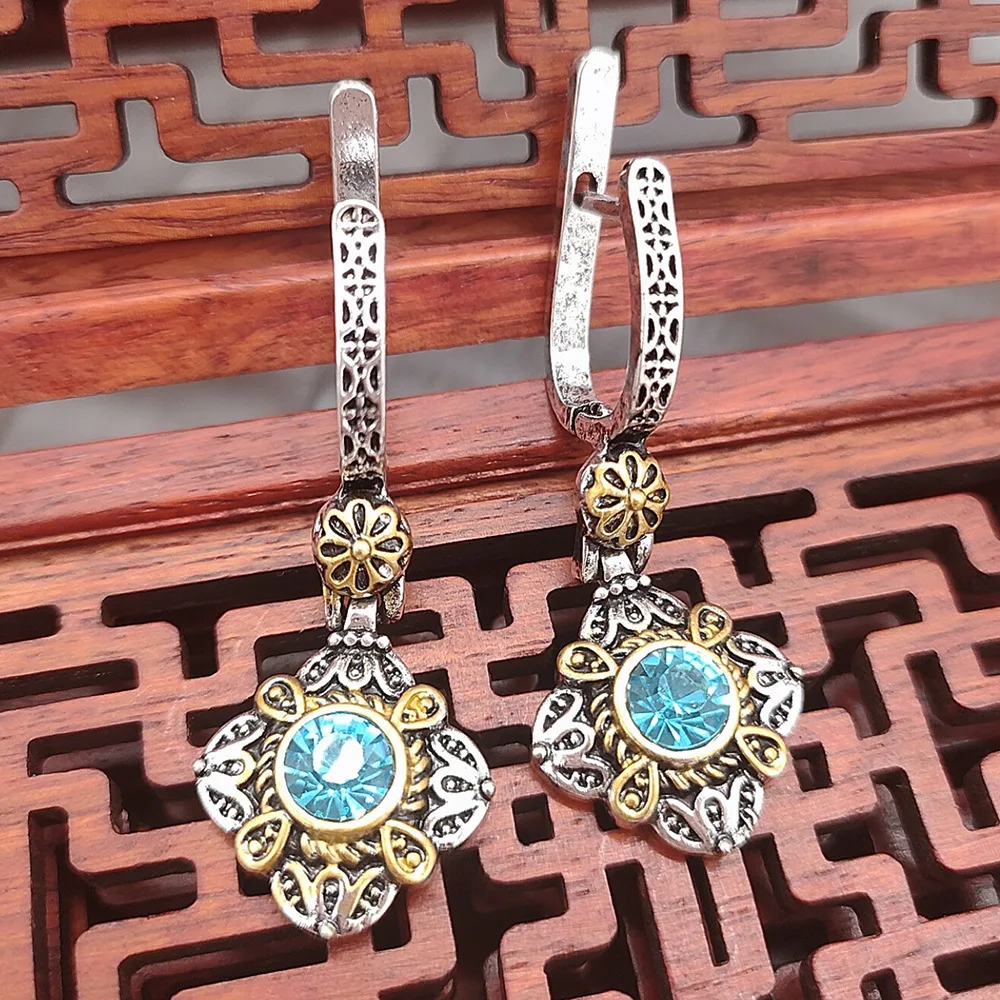 Engraved Flower Ethnic Earrings For Women Silver Color Indian Style Dangle Earrings Trendy Charm Metal Earrings Gift Jewelry
Engraved Flower Ethnic Earrings For Women Silver Color Indian Style Dangle Earrings Trendy Charm Metal Earrings Gift Jewelry