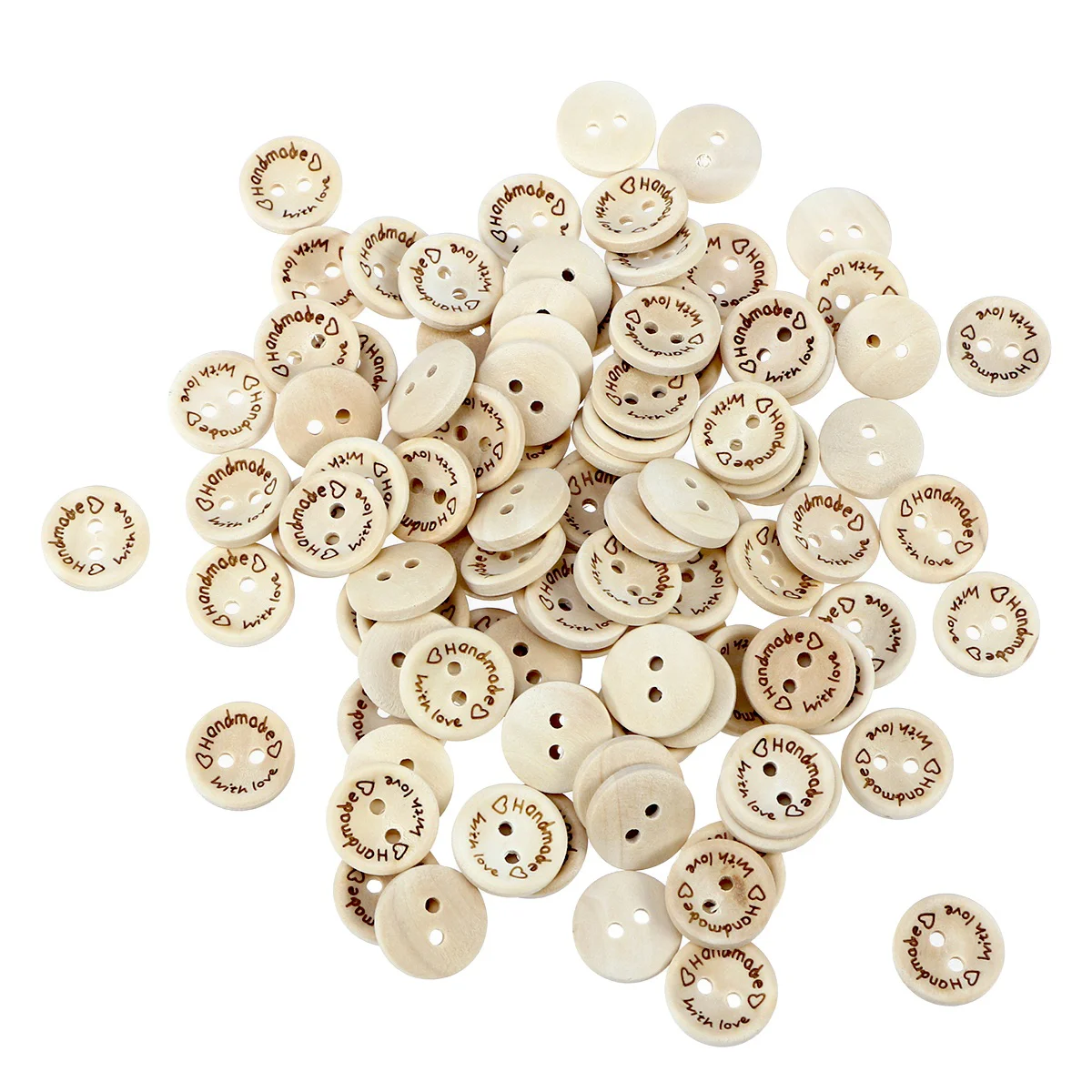 100 Pcs Heart Decor Toggle Button Snap Studs Pin DIY Wooden Buttons Sewing Buttons Bamboo Decorative Button Sweater Buttons
100 Pcs Heart Decor Toggle Button Snap Studs Pin DIY Wooden Buttons Sewing Buttons Bamboo Decorative Button Sweater Buttons