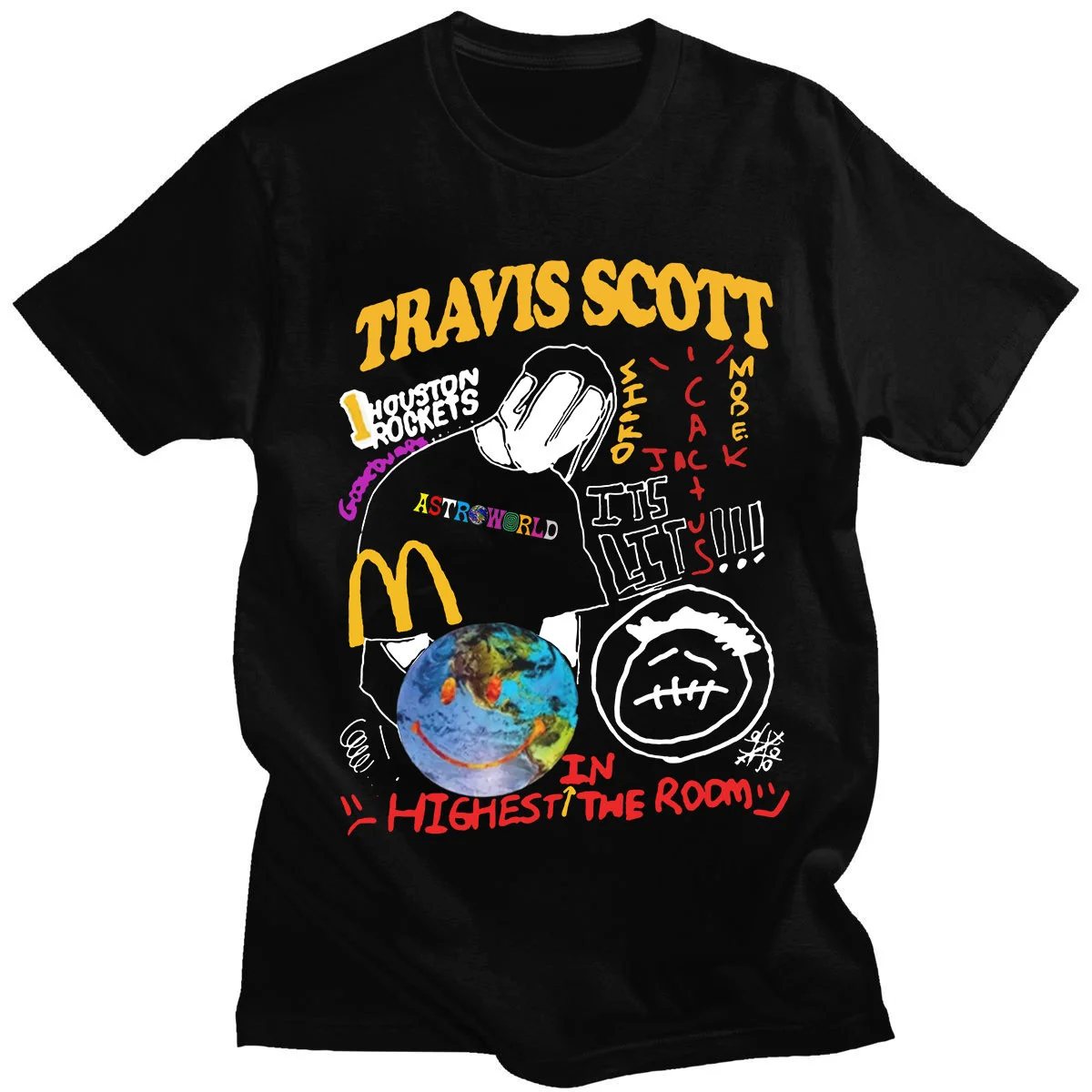 Travis Scott Cactus Jack Astroworld Smiley Pasangan Dasar Kaus Leher Bulat Atasan Lucu Musim Panas Longgar Kaus Pria dan Wanita
Travis Scott Cactus Jack Astroworld Smiley Pasangan Dasar Kaus Leher Bulat Atasan Lucu Musim Panas Longgar Kaus Pria dan Wanita
