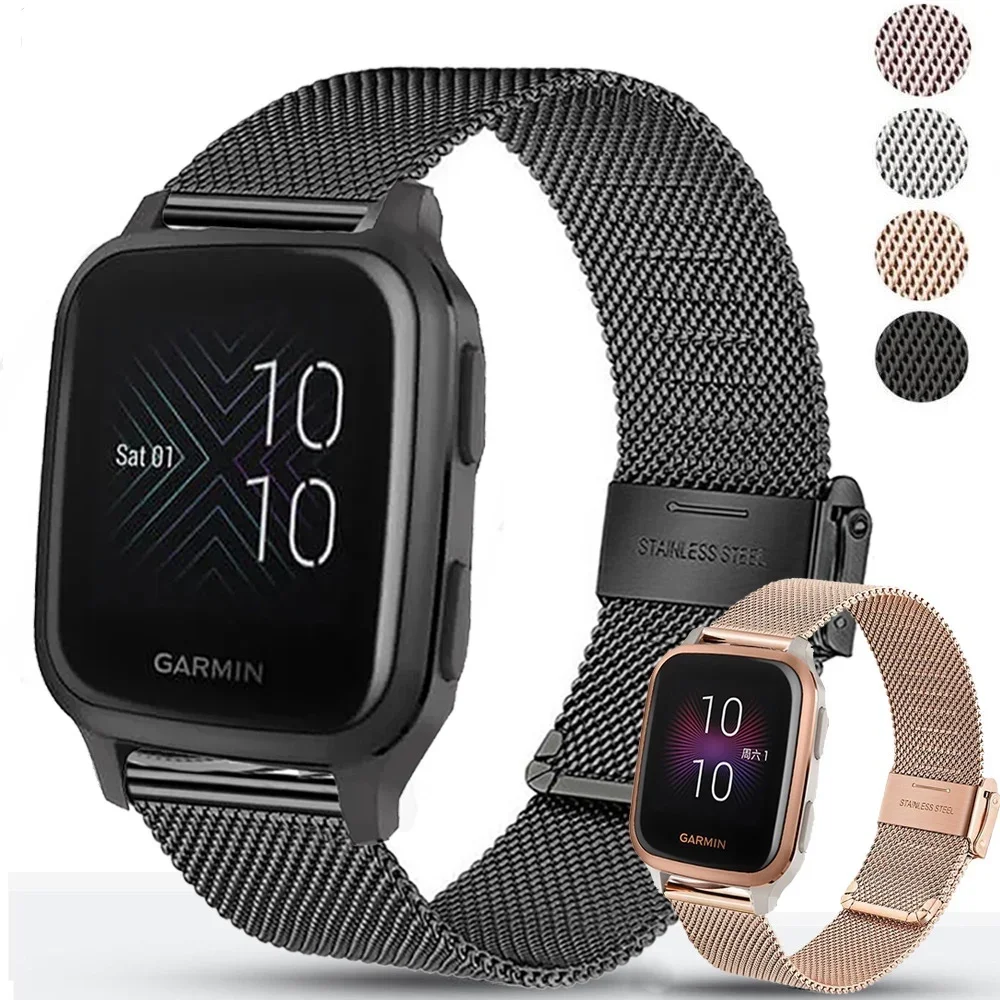 For Garmin Venu Sq Move 3 Forerunner 245 645 Music Strap 20mm Quick Release Milanese Watchband For Garmin Vivoactive 3 Wristband
For Garmin Venu Sq Move 3 Forerunner 245 645 Music Strap 20mm Quick Release Milanese Watchband For Garmin Vivoactive 3 Wristband