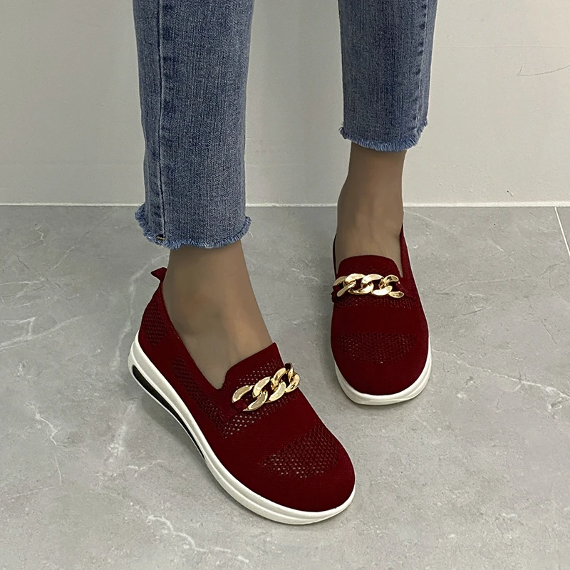 Весна-Осень 2023, новинка, сетчатая дышащая Нескользящая удобная женская цепочка на плоской подошве 35-43 размера
Весна-Осень 2023, новинка, сетчатая дышащая Нескользящая удобная женская цепочка на плоской подошве 35-43 размера