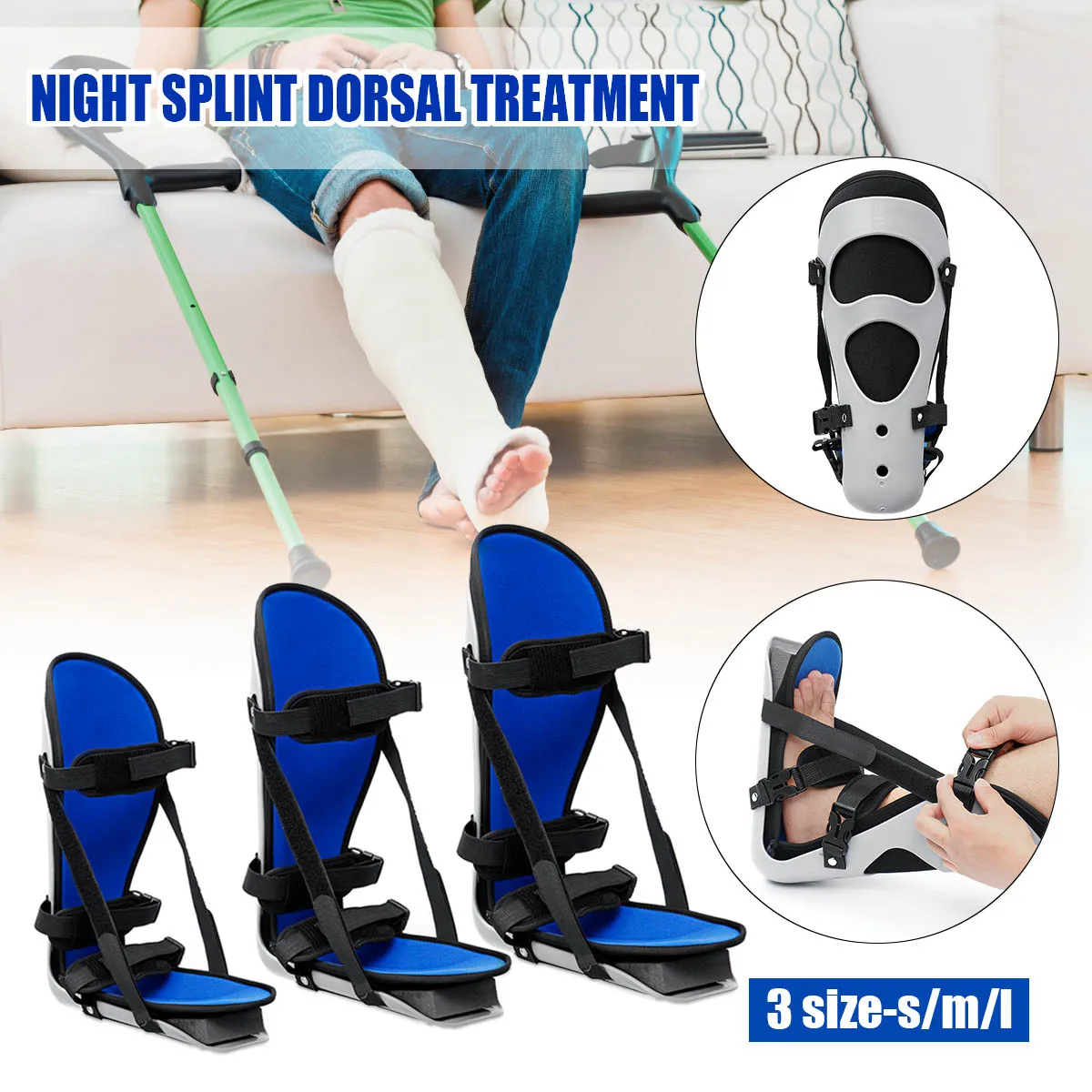 Night Splint Orthopaedic Foot Support Rehab Treatment Ankle Support For Plantar Fasciitis Achilles Drop Foot Pain
Night Splint Orthopaedic Foot Support Rehab Treatment Ankle Support For Plantar Fasciitis Achilles Drop Foot Pain
