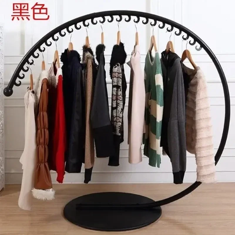Floor type display rack of clothing store creative gold display rack of women's clothing clothes hanger coat stand furniture
Floor type display rack of clothing store creative gold display rack of women's clothing clothes hanger coat stand furniture