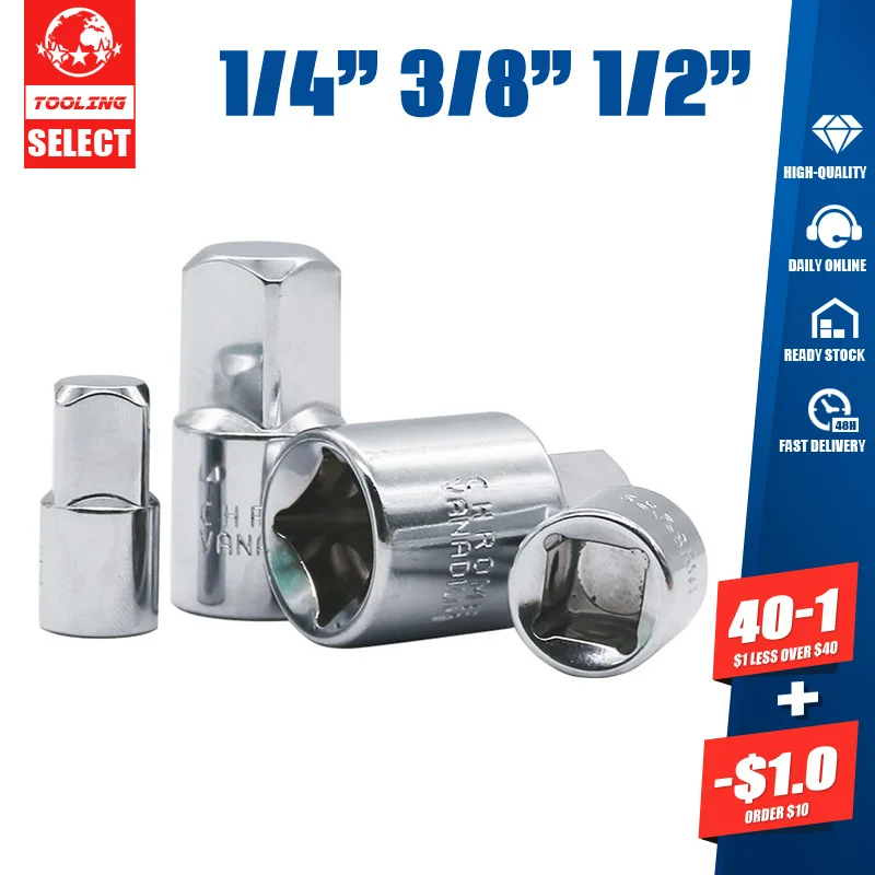 4pcs 1/4 3/8 1/2 Drive Socket Adapter Converter Reducer Air Impact Craftsman Socket Wrench Adapter Hand Tools Set Repair Tools
4pcs 1/4 3/8 1/2 Drive Socket Adapter Converter Reducer Air Impact Craftsman Socket Wrench Adapter Hand Tools Set Repair Tools