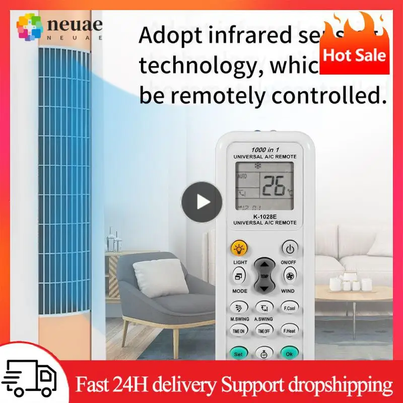 High Quality Lcd Air Conditioner Remote Control Low Power Consumption Efficient K-1028e Air Conditioner Remote Control Ergonomic
High Quality Lcd Air Conditioner Remote Control Low Power Consumption Efficient K-1028e Air Conditioner Remote Control Ergonomic