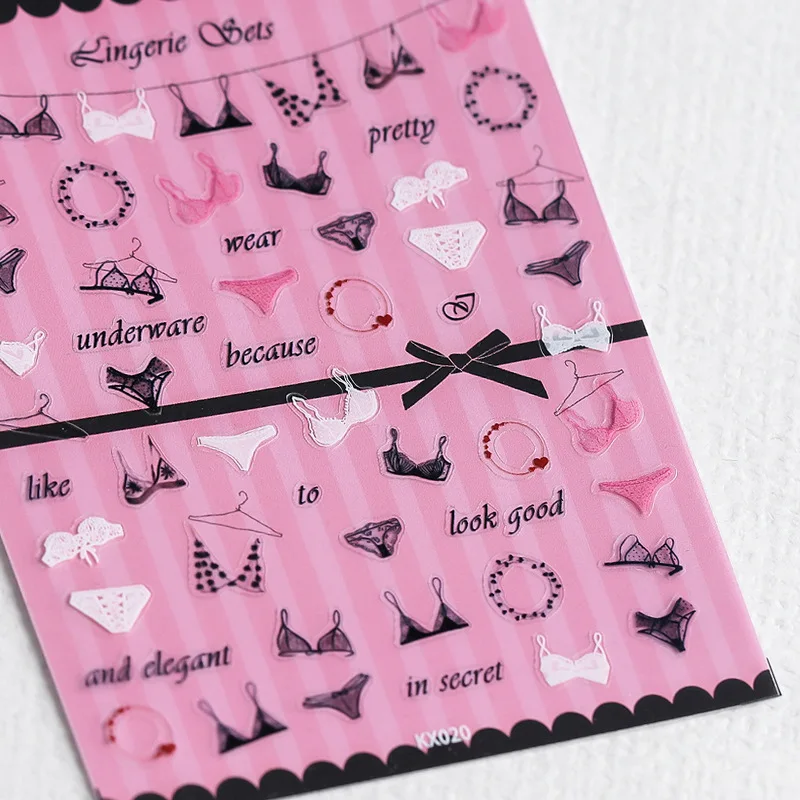 Наклейки для ногтей с бюстгальтером и бикини, тонкие прозрачные наклейки для ногтей, тонкие жесткие наклейки для ногтей, украшения для ногт...
Наклейки для ногтей с бюстгальтером и бикини, тонкие прозрачные наклейки для ногтей, тонкие жесткие наклейки для ногтей, украшения для ногт...