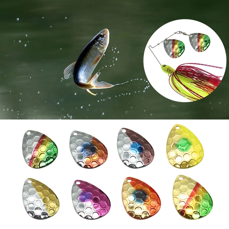10Pcs Metal Hard Spinner Fish Lures Bass Fishing Spinner Swimbait Freshwater Saltwater DIY Colorful Sequin Lure Baits
10Pcs Metal Hard Spinner Fish Lures Bass Fishing Spinner Swimbait Freshwater Saltwater DIY Colorful Sequin Lure Baits