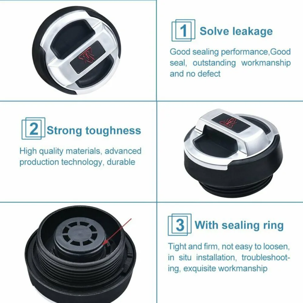 2x High-Quality Oil Filters Cap Retrofit Oil Expansion Tank Lid Car Wear Parts For TRANSPORTER III T3 IV T4 V T5 #420103485B
2x High-Quality Oil Filters Cap Retrofit Oil Expansion Tank Lid Car Wear Parts For TRANSPORTER III T3 IV T4 V T5 #420103485B