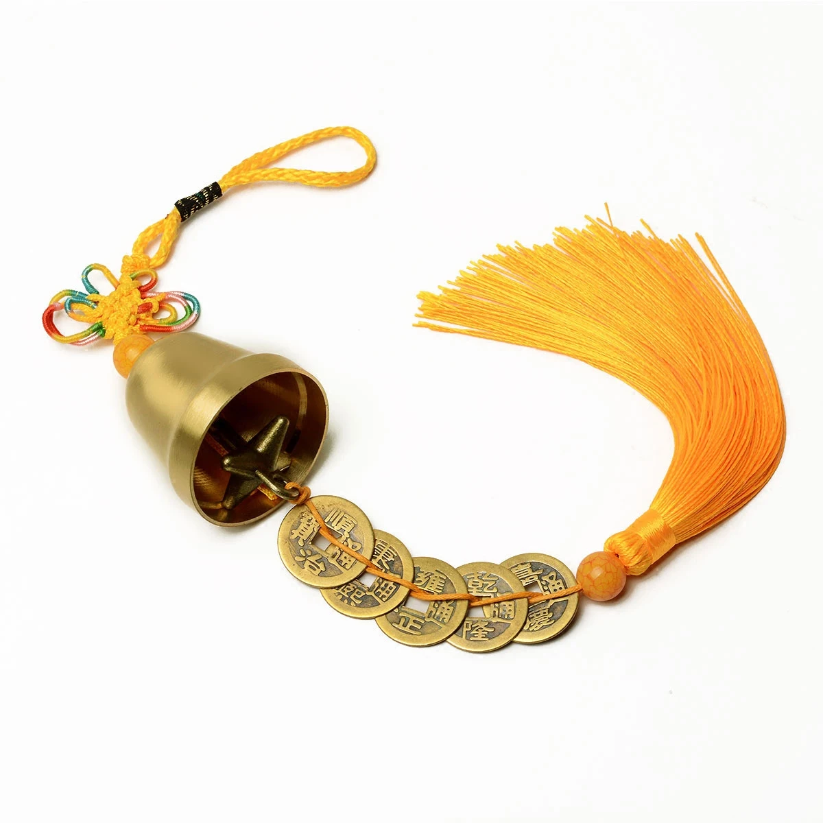 Best Fengshui Pavilion Copper Bell Qing Dynasty Five Emperors' Coins Car Pendant Metal Wind Room Decoration Hanging Chime
Best Fengshui Pavilion Copper Bell Qing Dynasty Five Emperors' Coins Car Pendant Metal Wind Room Decoration Hanging Chime