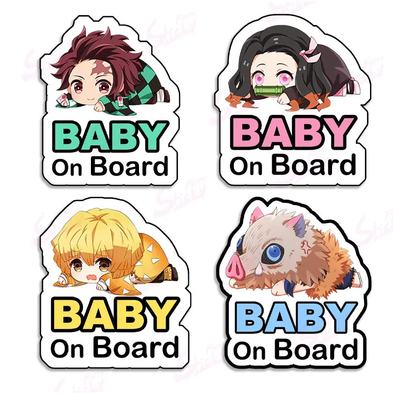 Super Cute Demon Slayer Baby Nezuko on Board Reflective Bumper Sticker Kid Safety Slow Down Sign Sticker Decals for Cars
Super Cute Demon Slayer Baby Nezuko on Board Reflective Bumper Sticker Kid Safety Slow Down Sign Sticker Decals for Cars