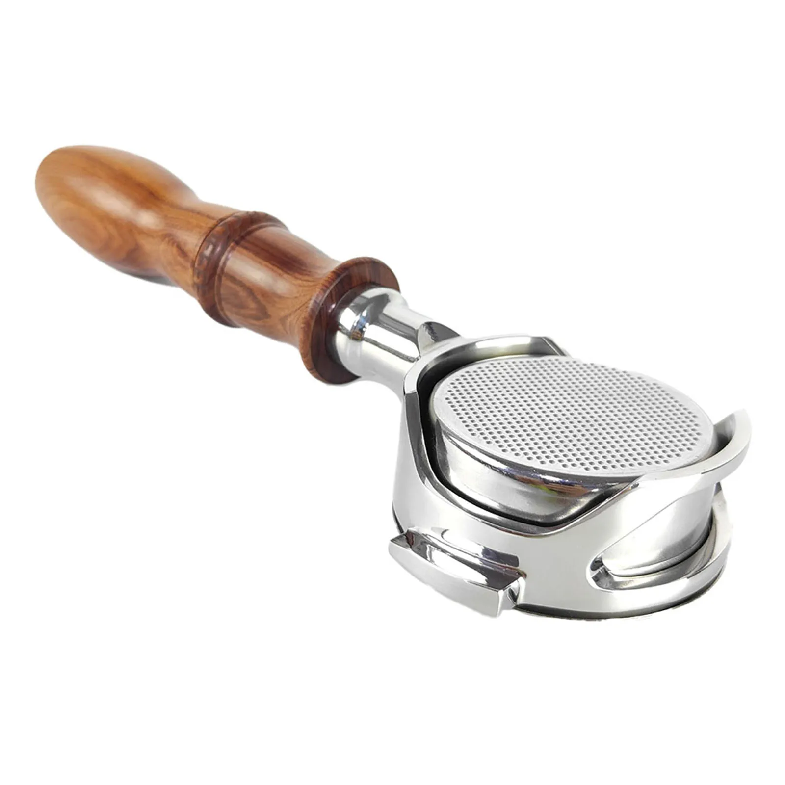 Coffee Machine Part Bottomless Portafilter Compatible with EXPOBAR E61 Fine Hole Filtration Ergonomic Wood Handle
Coffee Machine Part Bottomless Portafilter Compatible with EXPOBAR E61 Fine Hole Filtration Ergonomic Wood Handle