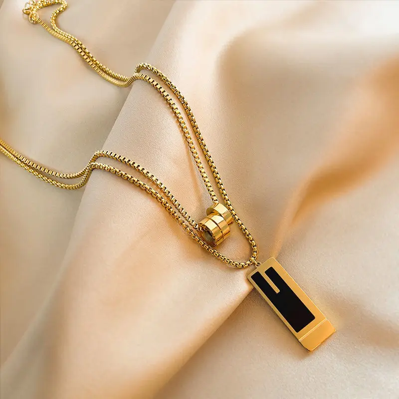 Women Cute Sweater Necklace Titanium Pendant with Long Box Chain Aesthetic Necklaces Office Lady Jewelry
Women Cute Sweater Necklace Titanium Pendant with Long Box Chain Aesthetic Necklaces Office Lady Jewelry