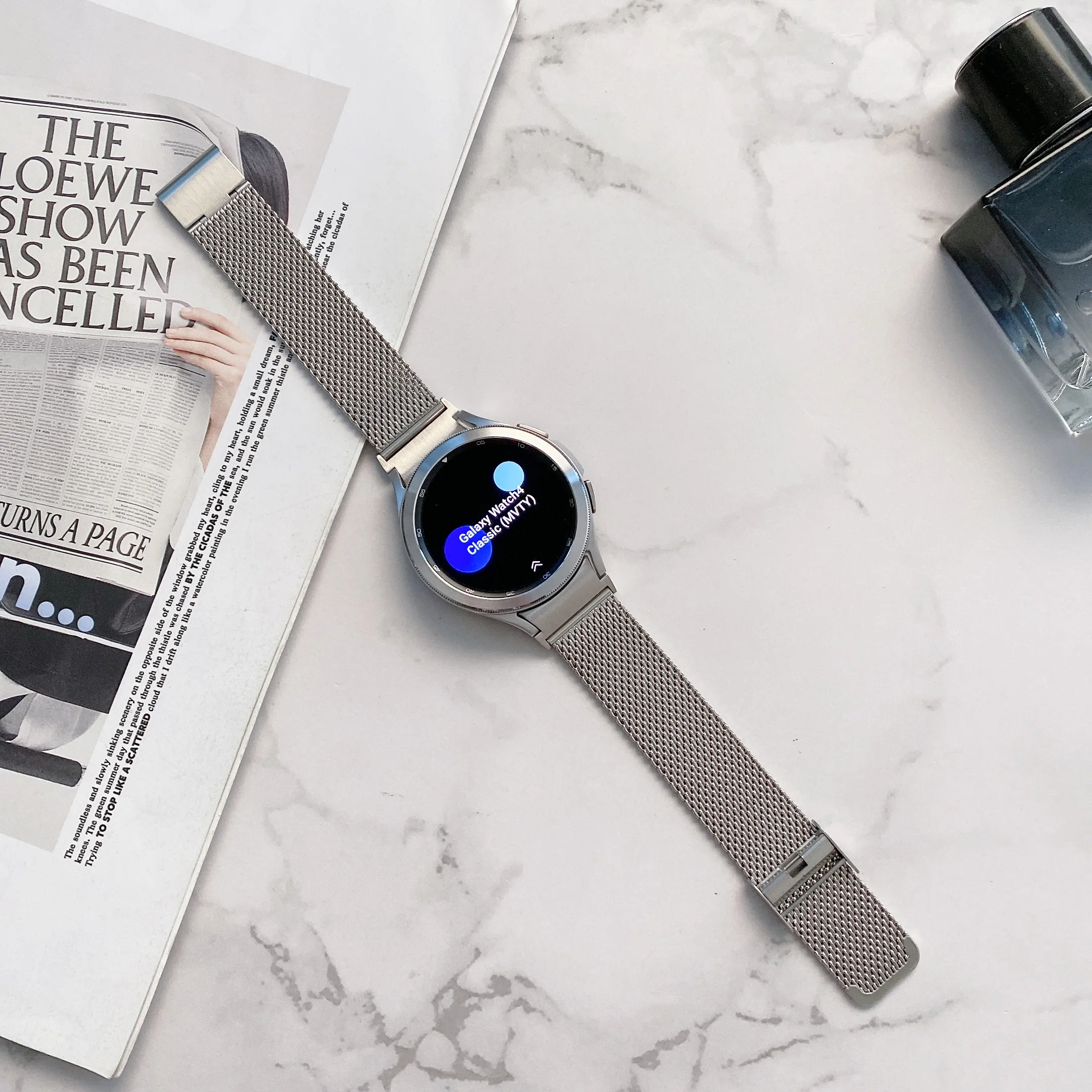 Ремешок 20 мм для Samsung Galaxy Watch 4 40 мм 44 мм, металлический браслет из нержавеющей стали без зазора, с изогнутым концом для наручных часов 4 classic 42 м... 
Ремешок 20 мм для Samsung Galaxy Watch 4 40 мм 44 мм, металлический браслет из нержавеющей стали без зазора, с изогнутым концом для наручных часов 4 classic 42 м...