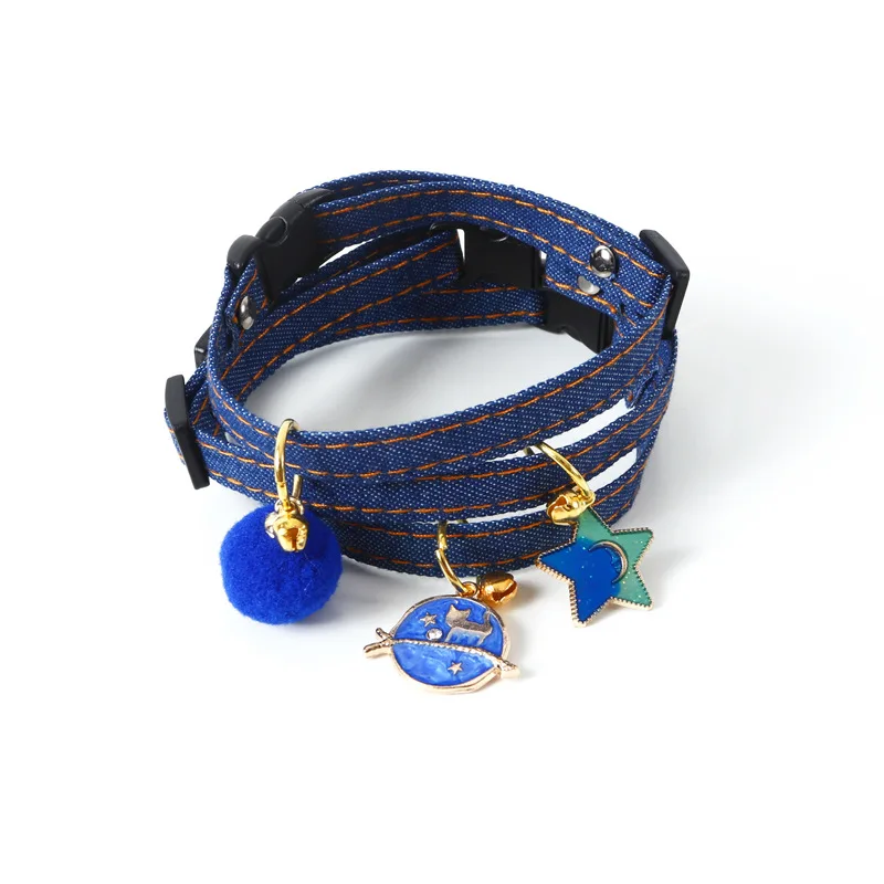 2022 Fashion Adjustable Cat Collar Japan with Star Pendant Decor Cat Necklace Quick Neko Collier for Kitten Puppy Pet Accessory
2022 Fashion Adjustable Cat Collar Japan with Star Pendant Decor Cat Necklace Quick Neko Collier for Kitten Puppy Pet Accessory