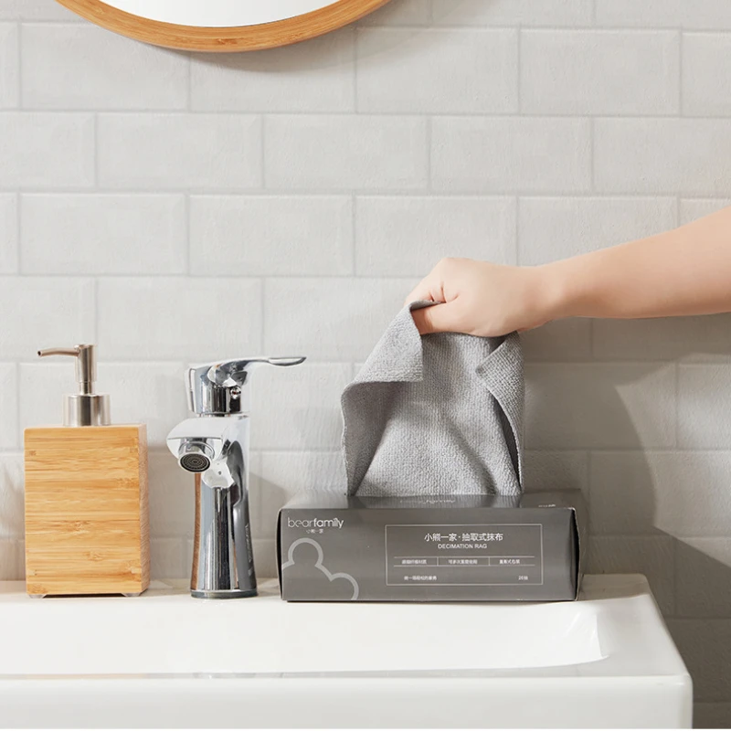 Draw-out Type Cleaning Cloth Super Absorbent Superfine Fiber Lazy Dishcloth Kitchen Dishwashing Cloth Disposable Cleaning Cloth
Draw-out Type Cleaning Cloth Super Absorbent Superfine Fiber Lazy Dishcloth Kitchen Dishwashing Cloth Disposable Cleaning Cloth