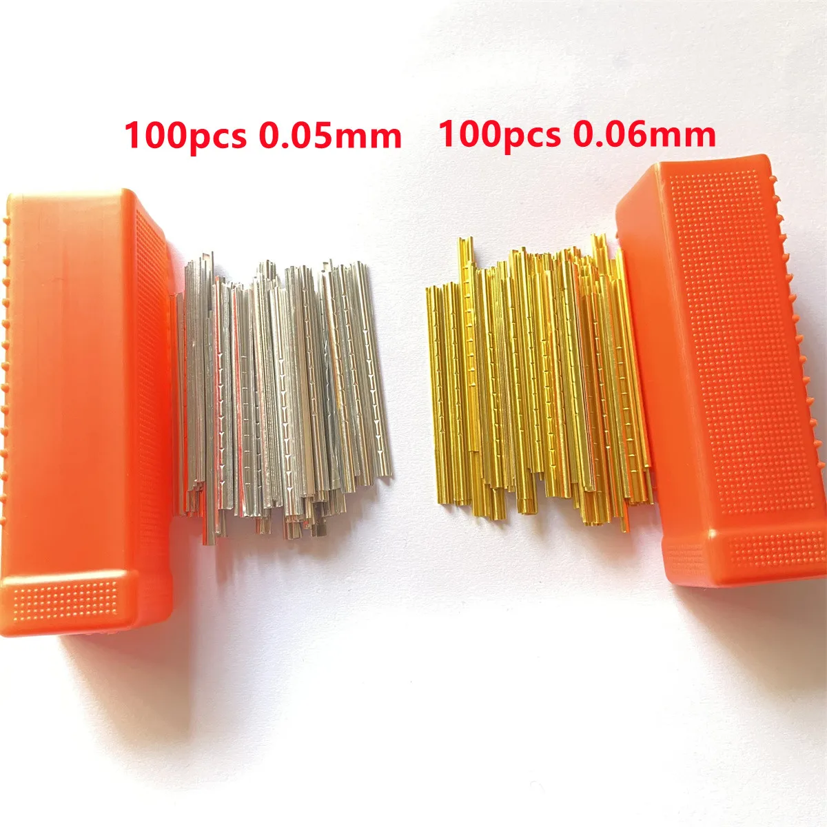 2sets 0.05mm 0.06mm Locksmith Tool Finished tin foil strip power key turner for locskmith beginners
2sets 0.05mm 0.06mm Locksmith Tool Finished tin foil strip power key turner for locskmith beginners