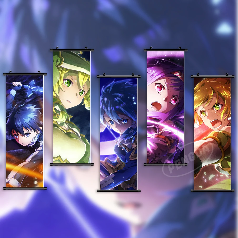 Wall Sword Art Online Canvas Kirigaya Kazuto Pictures Suguha Painting Alice Printed Poster Hanging Scrolls Asada Shino Home Deco
Wall Sword Art Online Canvas Kirigaya Kazuto Pictures Suguha Painting Alice Printed Poster Hanging Scrolls Asada Shino Home Deco