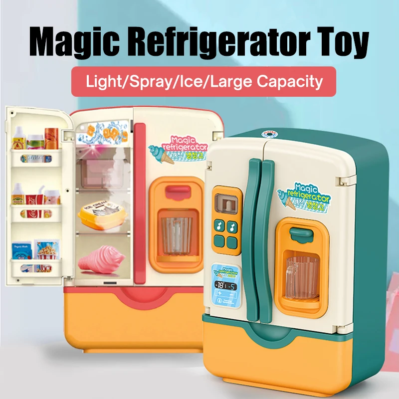 Lighting Spray Water Electric Children‘s Play House Toy Refrigerator Simulation Furniture
Lighting Spray Water Electric Children‘s Play House Toy Refrigerator Simulation Furniture