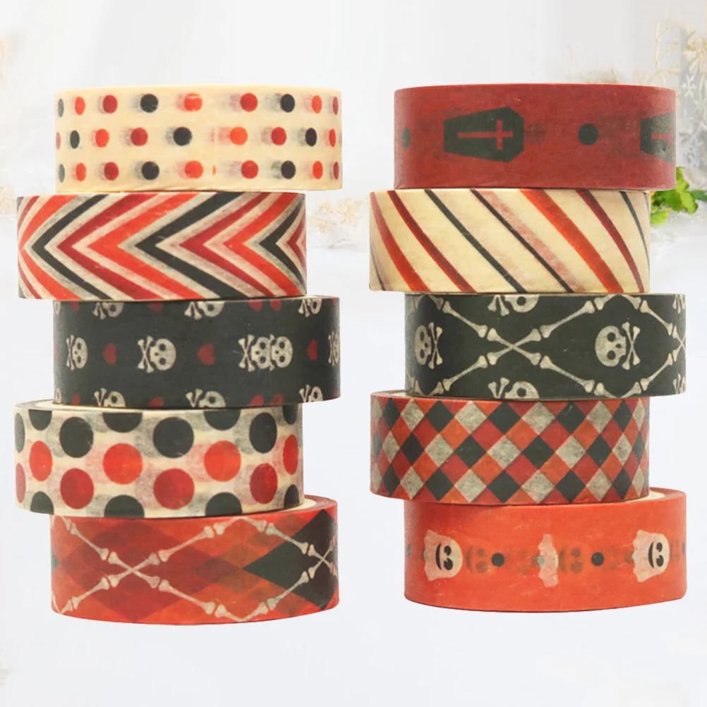 10 Roll Hand Account DIY Paper Tapes Washi Gift Wrapping Halloween Decor Decorative Creative
10 Roll Hand Account DIY Paper Tapes Washi Gift Wrapping Halloween Decor Decorative Creative