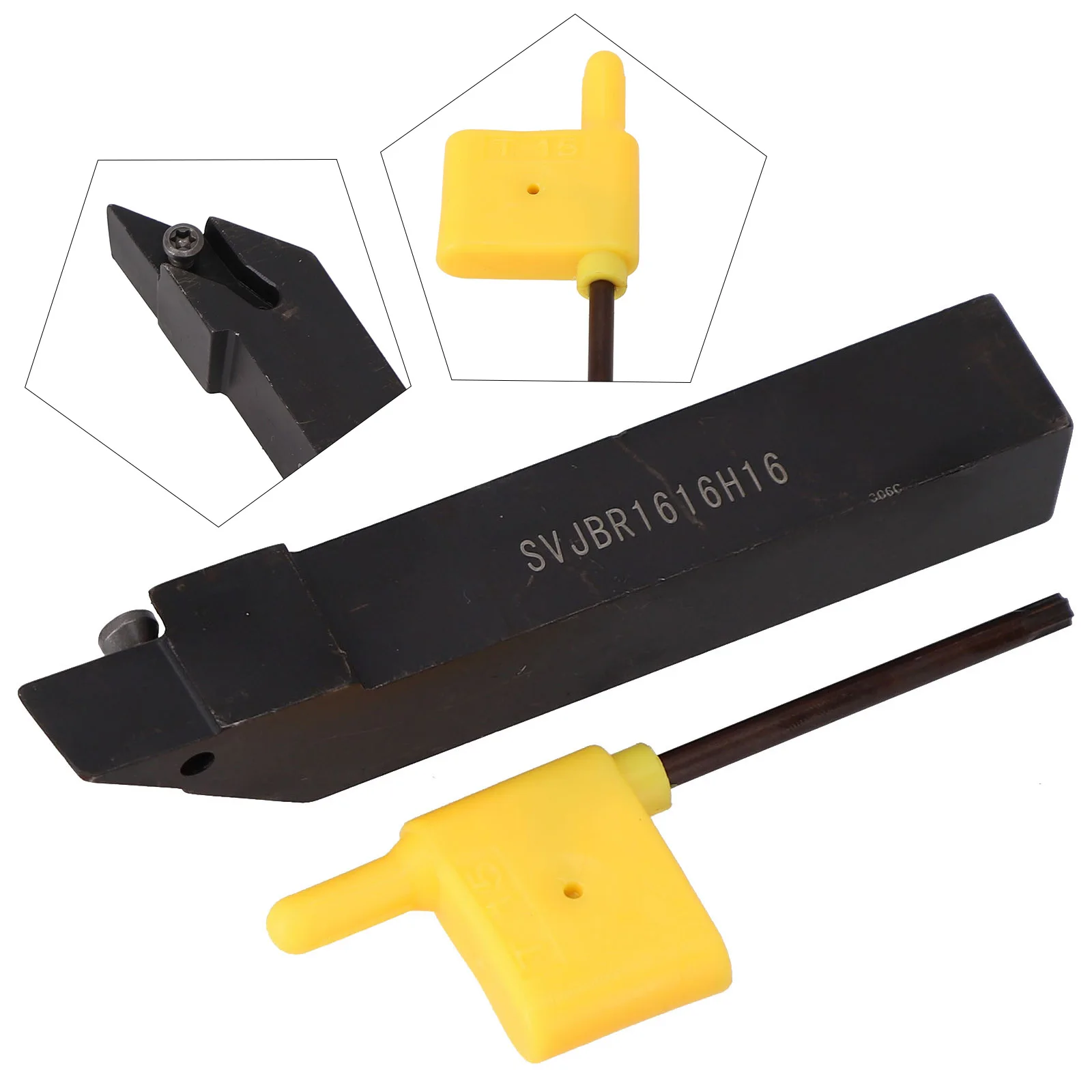 Metalworking Turning Tool Holder SVJBR 1616H16 Hand Tool Universal Toolholding Workholding For VBMT1604 Insert
Metalworking Turning Tool Holder SVJBR 1616H16 Hand Tool Universal Toolholding Workholding For VBMT1604 Insert