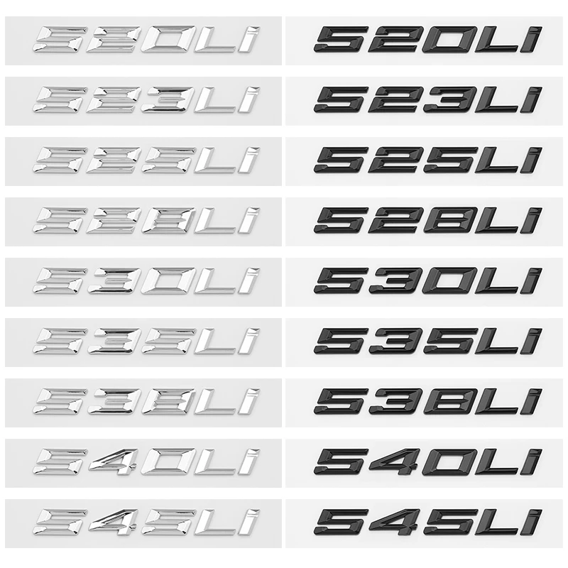 For BMW 3 Series and 5 Series 340i/d/li 320i/d/li 520i/d/li 545i/d/li 3D brand-new ABS automobile logo decorative sticker
For BMW 3 Series and 5 Series 340i/d/li 320i/d/li 520i/d/li 545i/d/li 3D brand-new ABS automobile logo decorative sticker