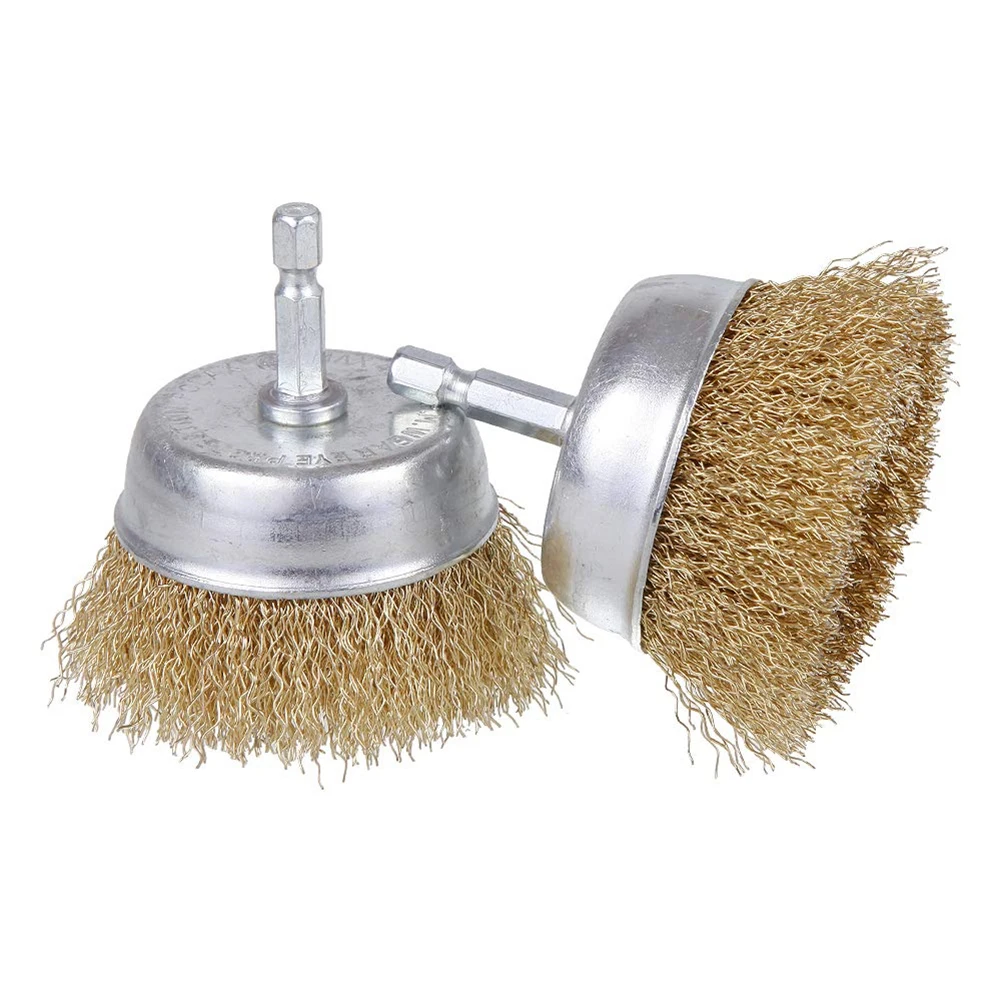 1PC 50/65/75mm Wire Brush Cup Brush With Hex Shank For Drill Rotary Metal Rust Removal Polishing Woodworking Tool Parts
1PC 50/65/75mm Wire Brush Cup Brush With Hex Shank For Drill Rotary Metal Rust Removal Polishing Woodworking Tool Parts