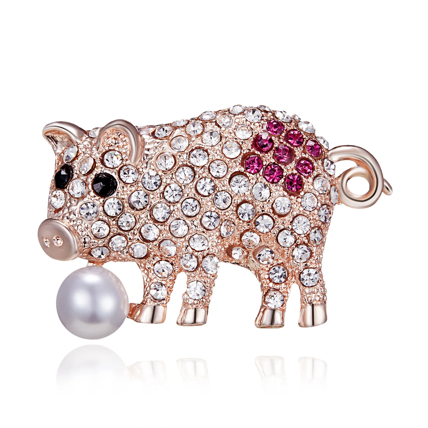 Lovely Animal Pearl Pin Rhinestone Pig Badge Brooch Backpack Lapel Pin Party Clothing Student Bag Jewelry Friend Gift
Lovely Animal Pearl Pin Rhinestone Pig Badge Brooch Backpack Lapel Pin Party Clothing Student Bag Jewelry Friend Gift