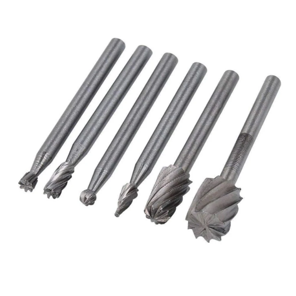 6pcs 40mm Carbide Rotary Burr 1/8\" Shank Silver Rotary File For Processing Metallic Non-metallic Surface Making Model
6pcs 40mm Carbide Rotary Burr 1/8\" Shank Silver Rotary File For Processing Metallic Non-metallic Surface Making Model