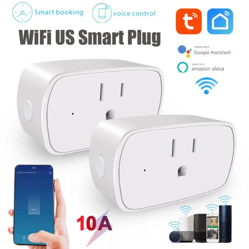 Смарт-розетка Tuya с Wi-Fi и монитором питания, 10 А, 2,4 ГГц
Смарт-розетка Tuya с Wi-Fi и монитором питания, 10 А, 2,4 ГГц