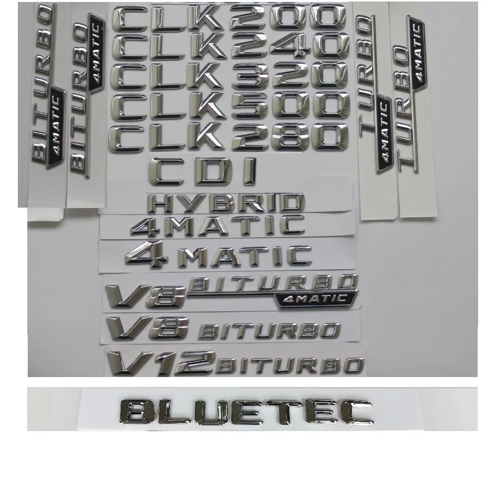 Хромированные буквы для Mercedes Benz CLK240 CLK280 CLK200 CLK220 CLK300 CLK320 CLK350 CLK400 CLK230 CLK430 CDI 4matic
Хромированные буквы для Mercedes Benz CLK240 CLK280 CLK200 CLK220 CLK300 CLK320 CLK350 CLK400 CLK230 CLK430 CDI 4matic