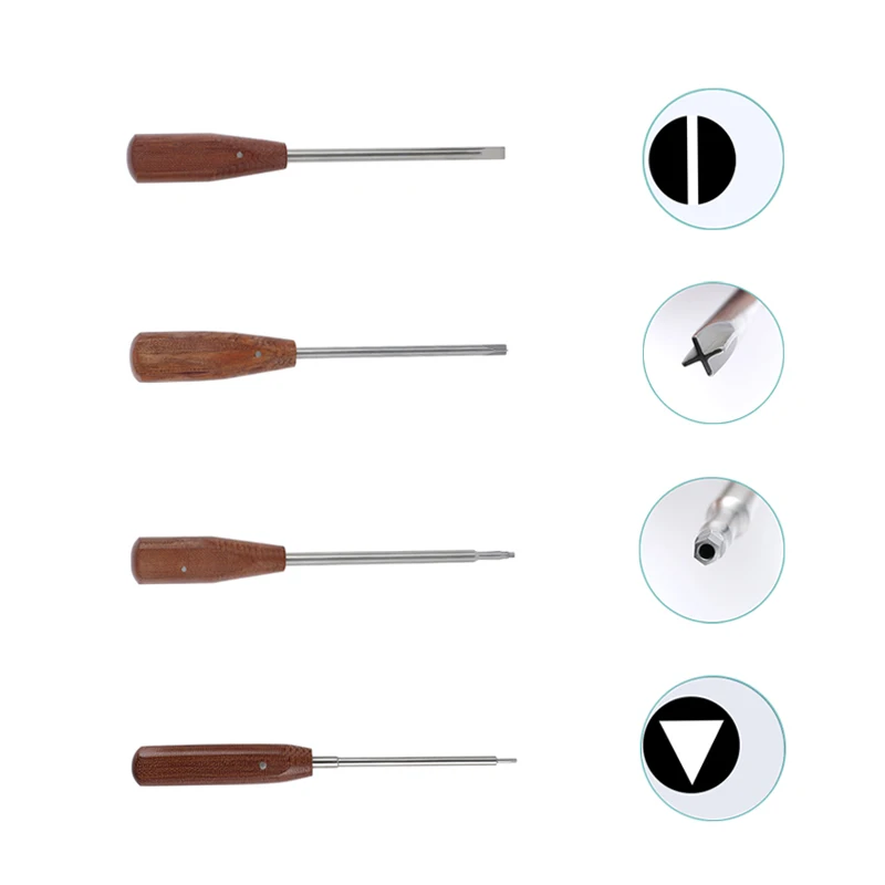 Отвертка ортопедическая треугольная с деревянной ручкой, 1,0-7,0 мм
Отвертка ортопедическая треугольная с деревянной ручкой, 1,0-7,0 мм