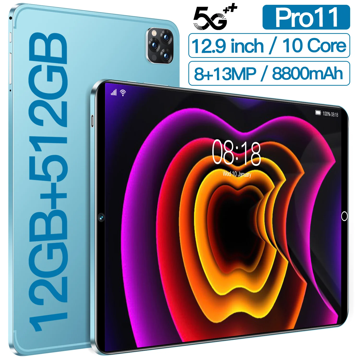 2022 new Android 5G tablet computer 10.1-inch 12GB+512GB office phone two in one dual card+wifi+face recognition+officialwebsite
2022 new Android 5G tablet computer 10.1-inch 12GB+512GB office phone two in one dual card+wifi+face recognition+officialwebsite