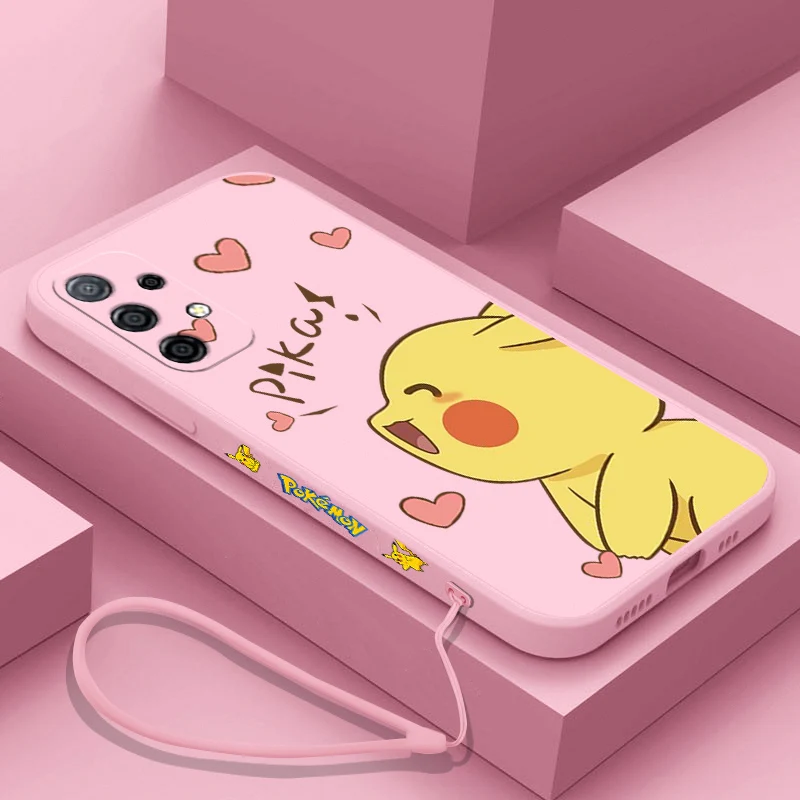 Cute Pokemon Pikachu Phone Case For Xiaomi Mi 10 lite Poco M2 M4 F3 X3 M3 Pro GT 5G 4G Silicone Original Cases with Hand Strap
Cute Pokemon Pikachu Phone Case For Xiaomi Mi 10 lite Poco M2 M4 F3 X3 M3 Pro GT 5G 4G Silicone Original Cases with Hand Strap