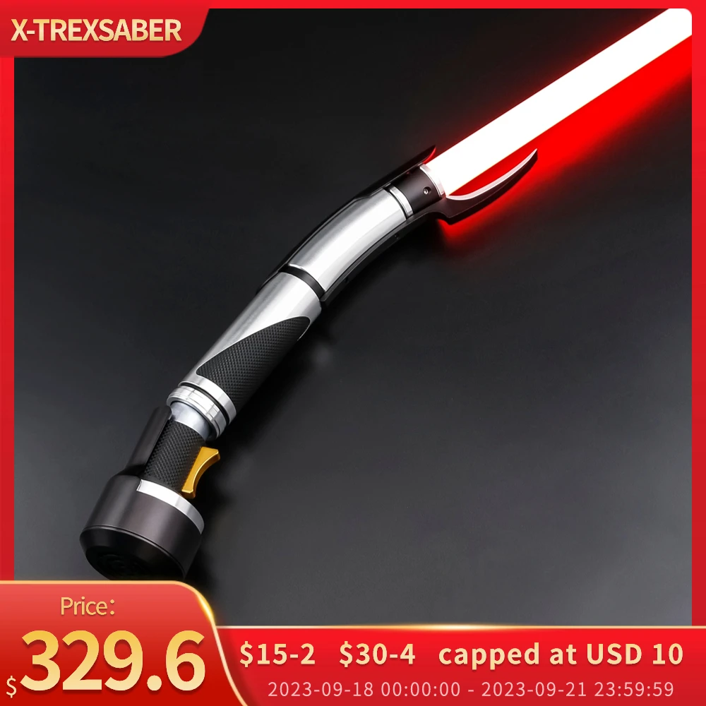 

TXQ Lightsaber SNV4 Dooku 2 JEDI 16sound 12color Handle+Blade Toys Combat Metal Hilt Light Smooth Swing Sword Laser Lightstick