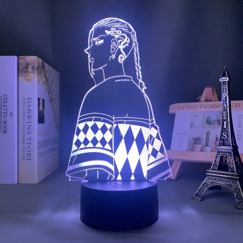 Tokyo Revengers Toy Figure Lights 3D Night Lamp Hanagaki Takemichi Draken Acrylic Led Coloured Light Desktop Furnishing Articles
Tokyo Revengers Toy Figure Lights 3D Night Lamp Hanagaki Takemichi Draken Acrylic Led Coloured Light Desktop Furnishing Articles
