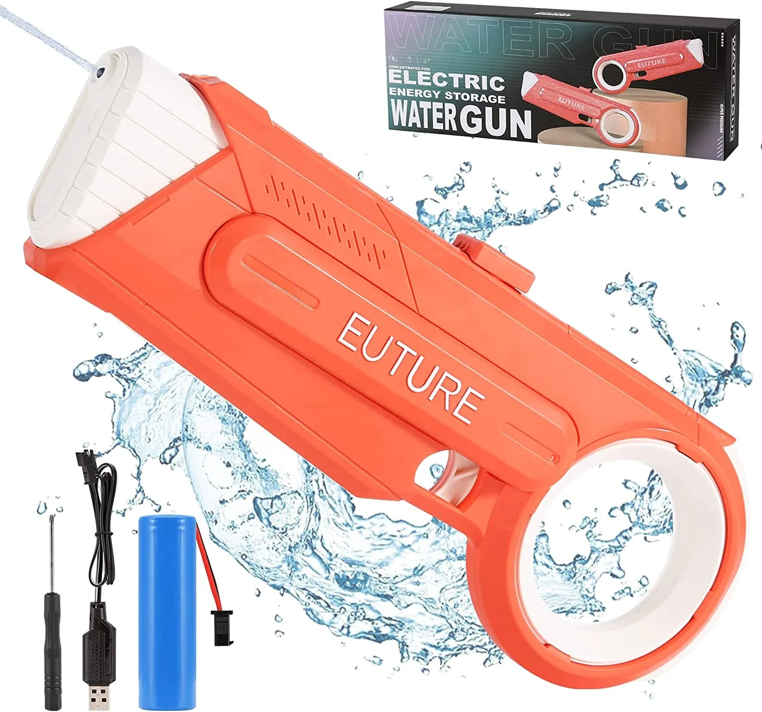 Large -Capacity Electric Water Spray Gun Toys Kids Summer Playing Water Toys Simulation Continuous Shooting Water Gun
Large -Capacity Electric Water Spray Gun Toys Kids Summer Playing Water Toys Simulation Continuous Shooting Water Gun