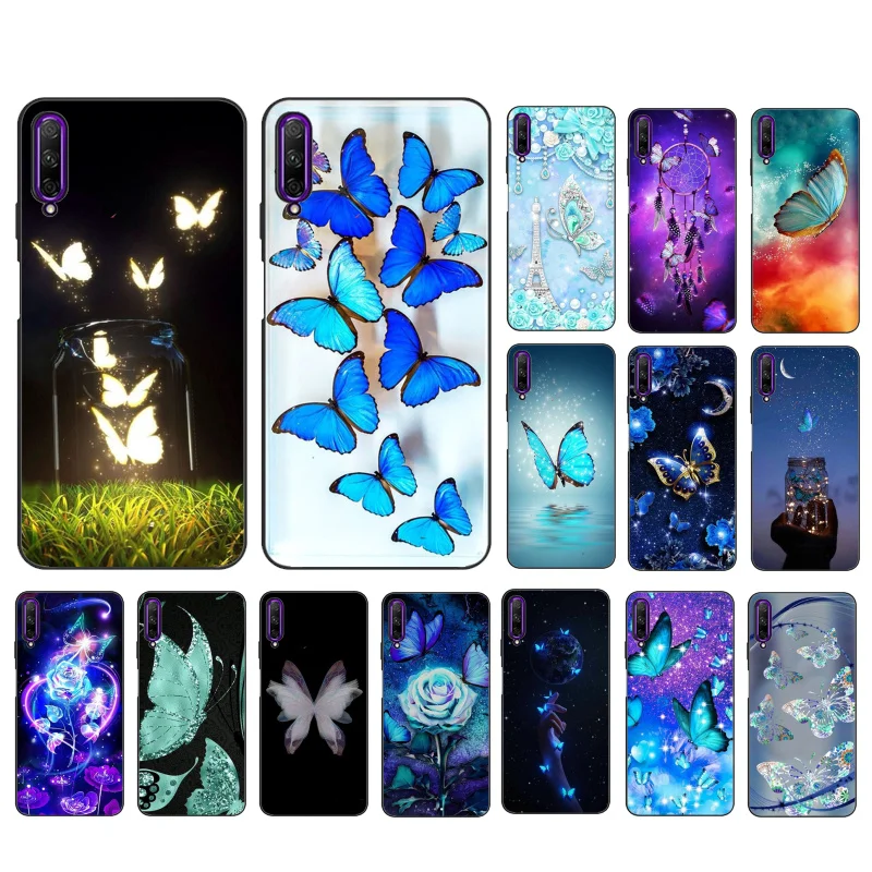 

Cute Beautiful Butterfly Phone Case For Huawei P50 Pro P30 P40 Lite P40Pro P20 lite P10 Plus Mate 20 Pro Mate20 X