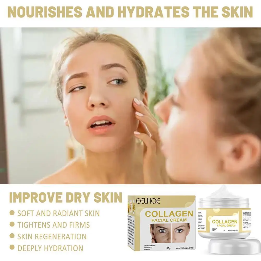 30ml Face Cream Collagen Cream Anti Wrinkle Anti Aging Dark Spot Remover For Face Serum Whitening Cream Face Creams Skin Ca R9u9
30ml Face Cream Collagen Cream Anti Wrinkle Anti Aging Dark Spot Remover For Face Serum Whitening Cream Face Creams Skin Ca R9u9