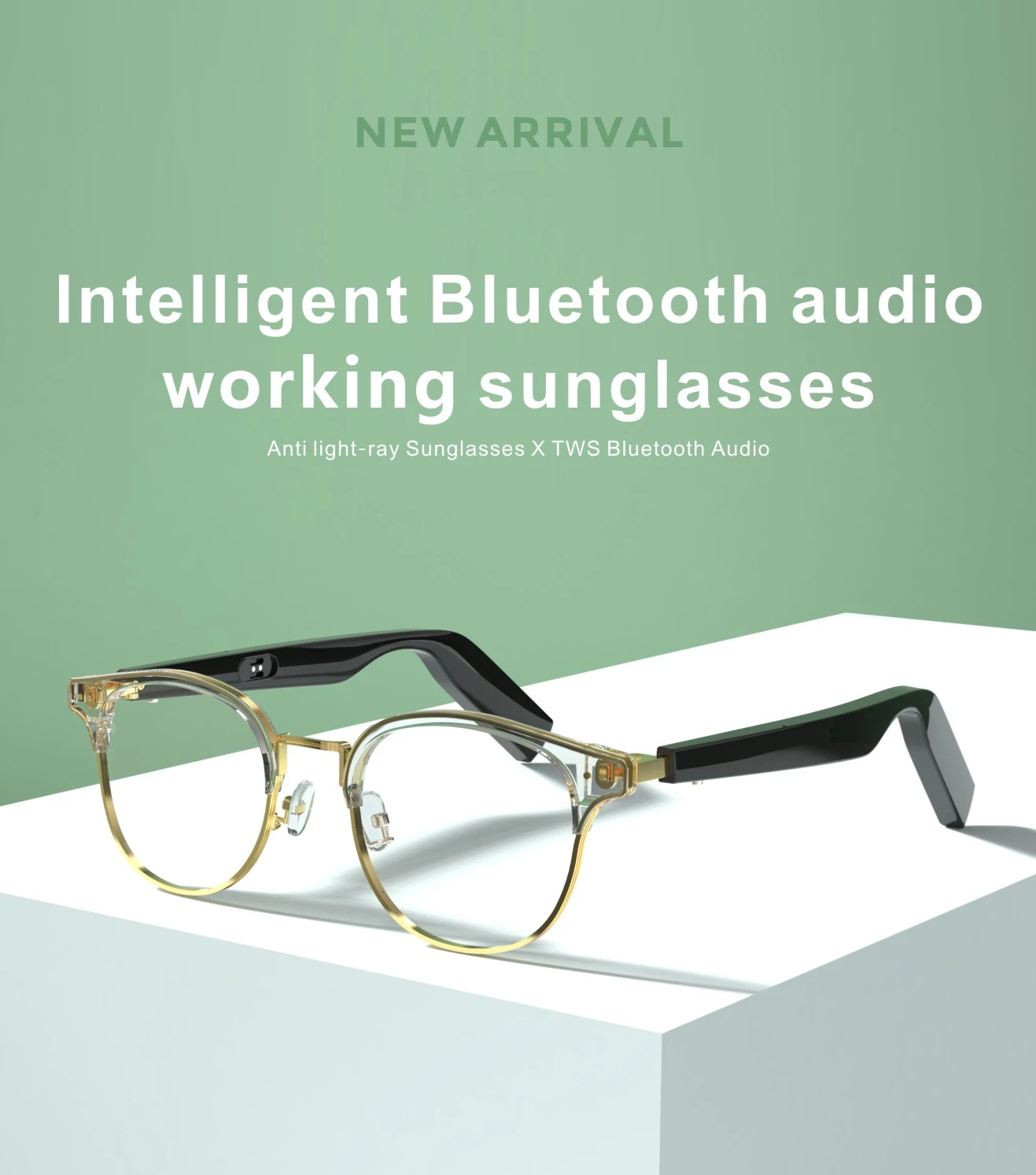 New H2-K Smart Bluetooth Audio Glasses Girls Women TWS Call Music Gaming Outdoor Waterproof Smart Glasses for Iphone Android
New H2-K Smart Bluetooth Audio Glasses Girls Women TWS Call Music Gaming Outdoor Waterproof Smart Glasses for Iphone Android