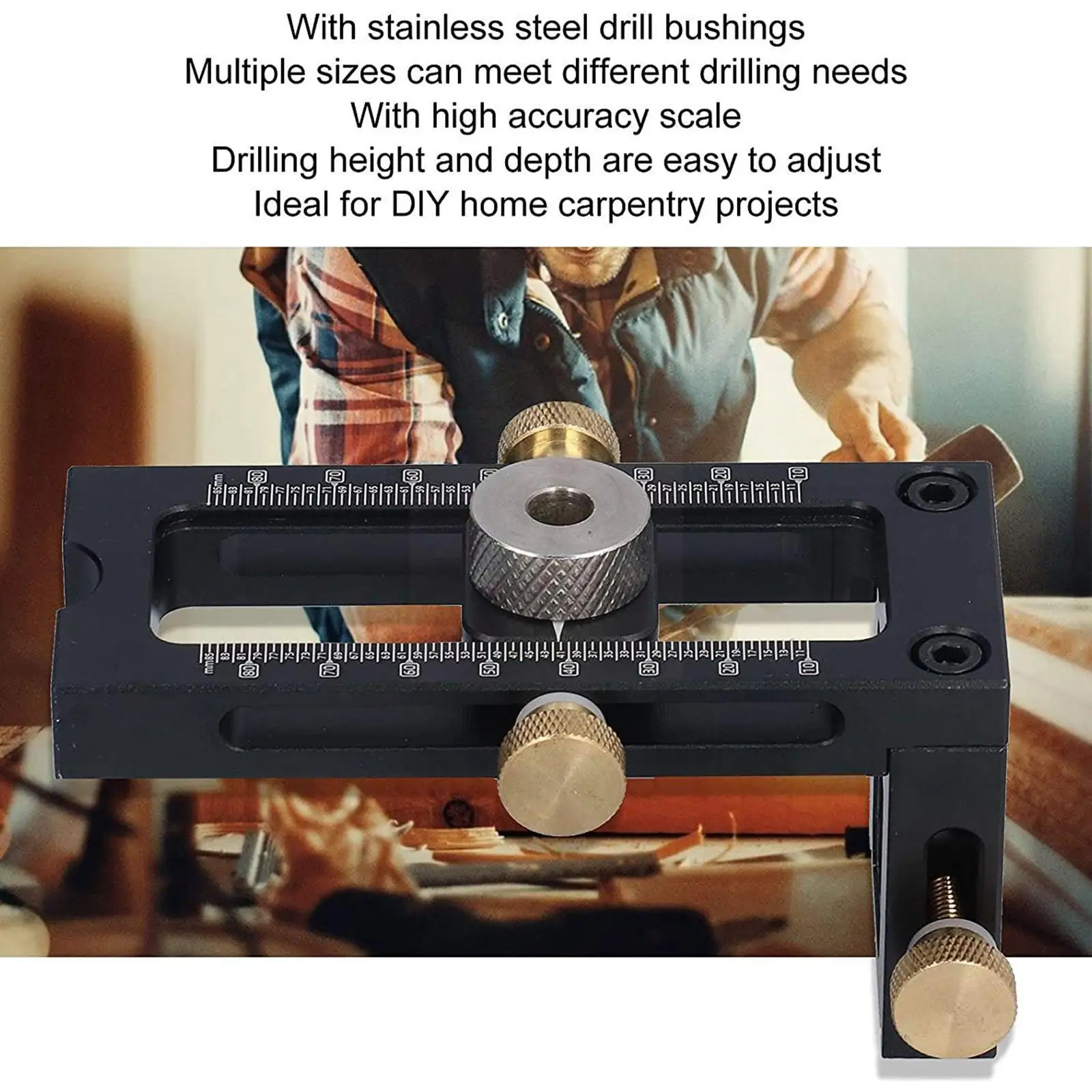 3 In 1 Woodworking Doweling Jig Kit Positioning Punch Tools Furniture Guide Hole Tool Drill Jig Hole Locator Pocket Puncher S2j6
3 In 1 Woodworking Doweling Jig Kit Positioning Punch Tools Furniture Guide Hole Tool Drill Jig Hole Locator Pocket Puncher S2j6