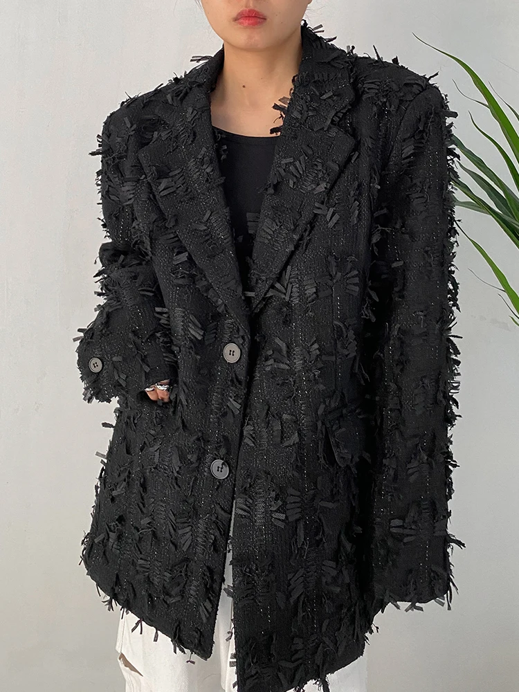 SuperAen Korean Woven Woolen Suit Coat New Design Tassel Streetwear Thick Suit Women Jacket Coat
SuperAen Korean Woven Woolen Suit Coat New Design Tassel Streetwear Thick Suit Women Jacket Coat