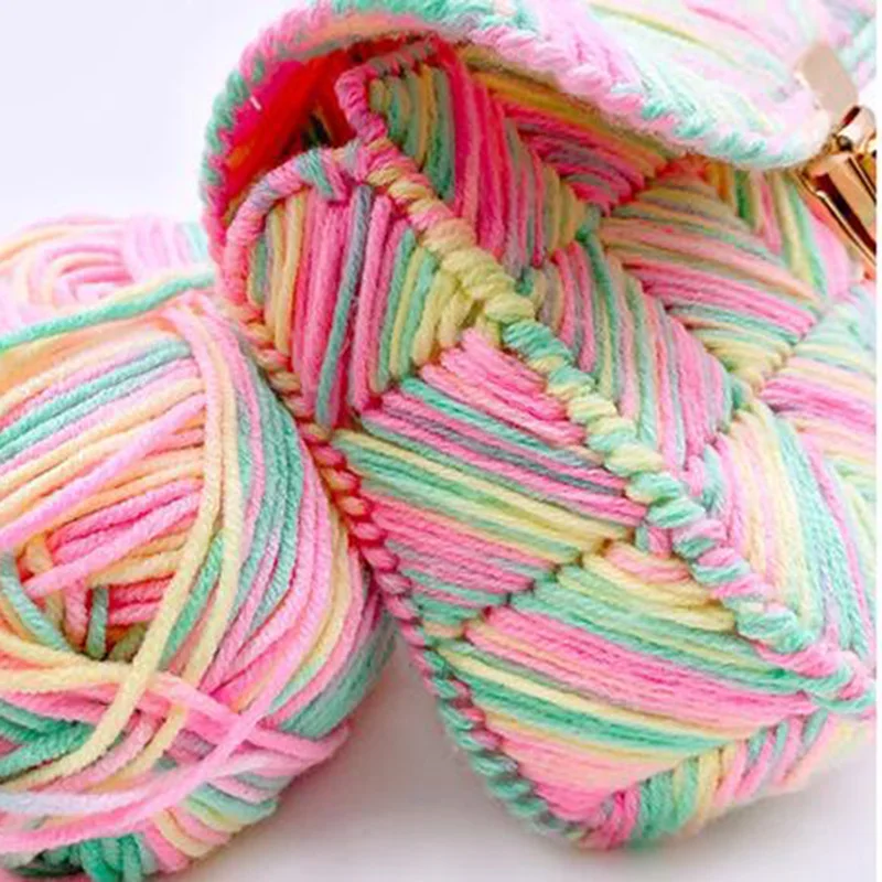1Roll Fancy Yarn Mix Color Melange Thread String Cotton Blended Yarn Beautiful for Hand Knitting Bag Sweater Crochet Doll Thread
1Roll Fancy Yarn Mix Color Melange Thread String Cotton Blended Yarn Beautiful for Hand Knitting Bag Sweater Crochet Doll Thread