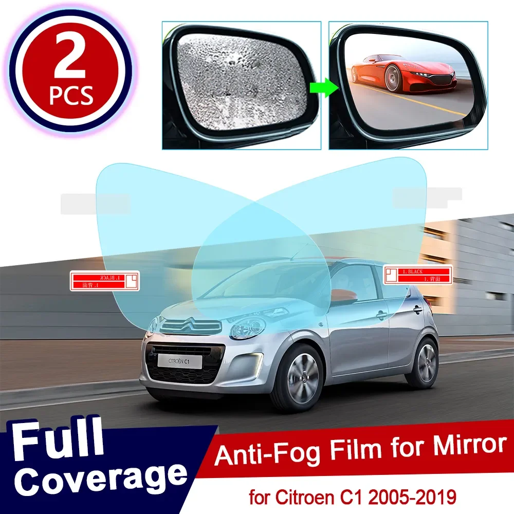 for Citroen C1 2005~2019 MK1 MK2 Full Cover Anti Fog Film Rearview Mirror Rainproof Anti-Fog Films Accessories 2008 2013 2014
for Citroen C1 2005~2019 MK1 MK2 Full Cover Anti Fog Film Rearview Mirror Rainproof Anti-Fog Films Accessories 2008 2013 2014