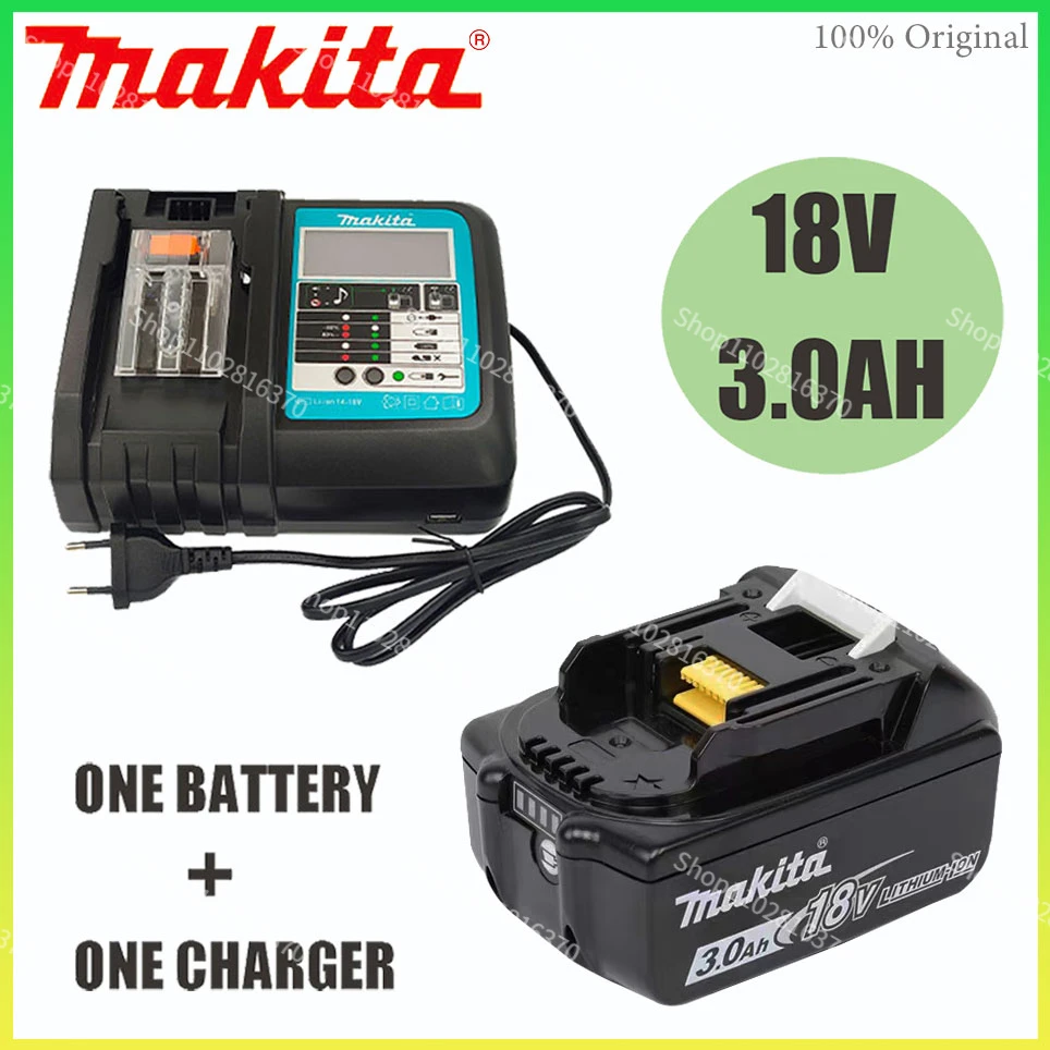 Makita 100% original 6000mAh 18V Makita lithium-ion rechargeable power tool 18V replacement battery BL1860 BL1830 BL1850 BL1860B 
Makita 100% original 6000mAh 18V Makita lithium-ion rechargeable power tool 18V replacement battery BL1860 BL1830 BL1850 BL1860B