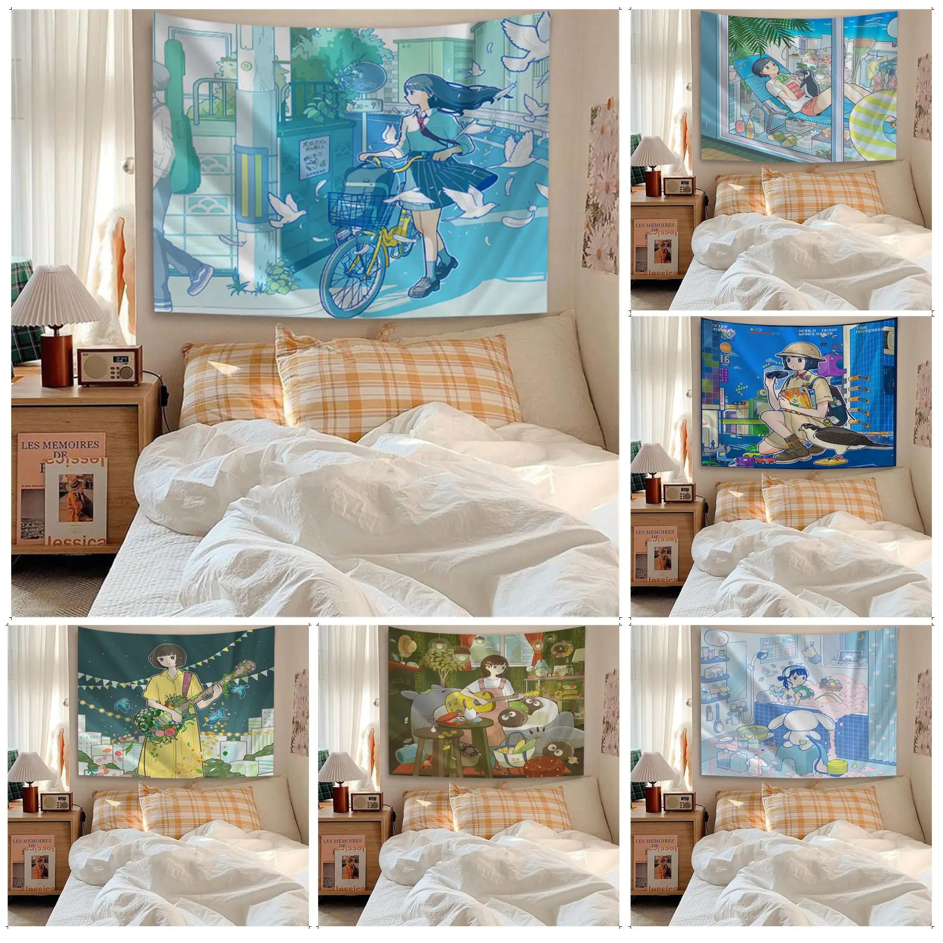 Beautiful Girl Colorful Tapestry Wall Hanging Hanging Tarot Hippie Wall Rugs Dorm INS Home Decor
Beautiful Girl Colorful Tapestry Wall Hanging Hanging Tarot Hippie Wall Rugs Dorm INS Home Decor